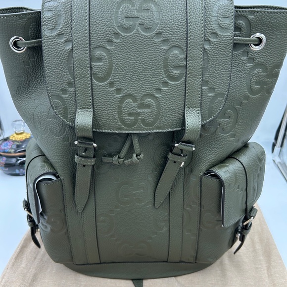 Gucci GG embossed leather LARGE backpack made in Italy NWT - Picture 4 of 14